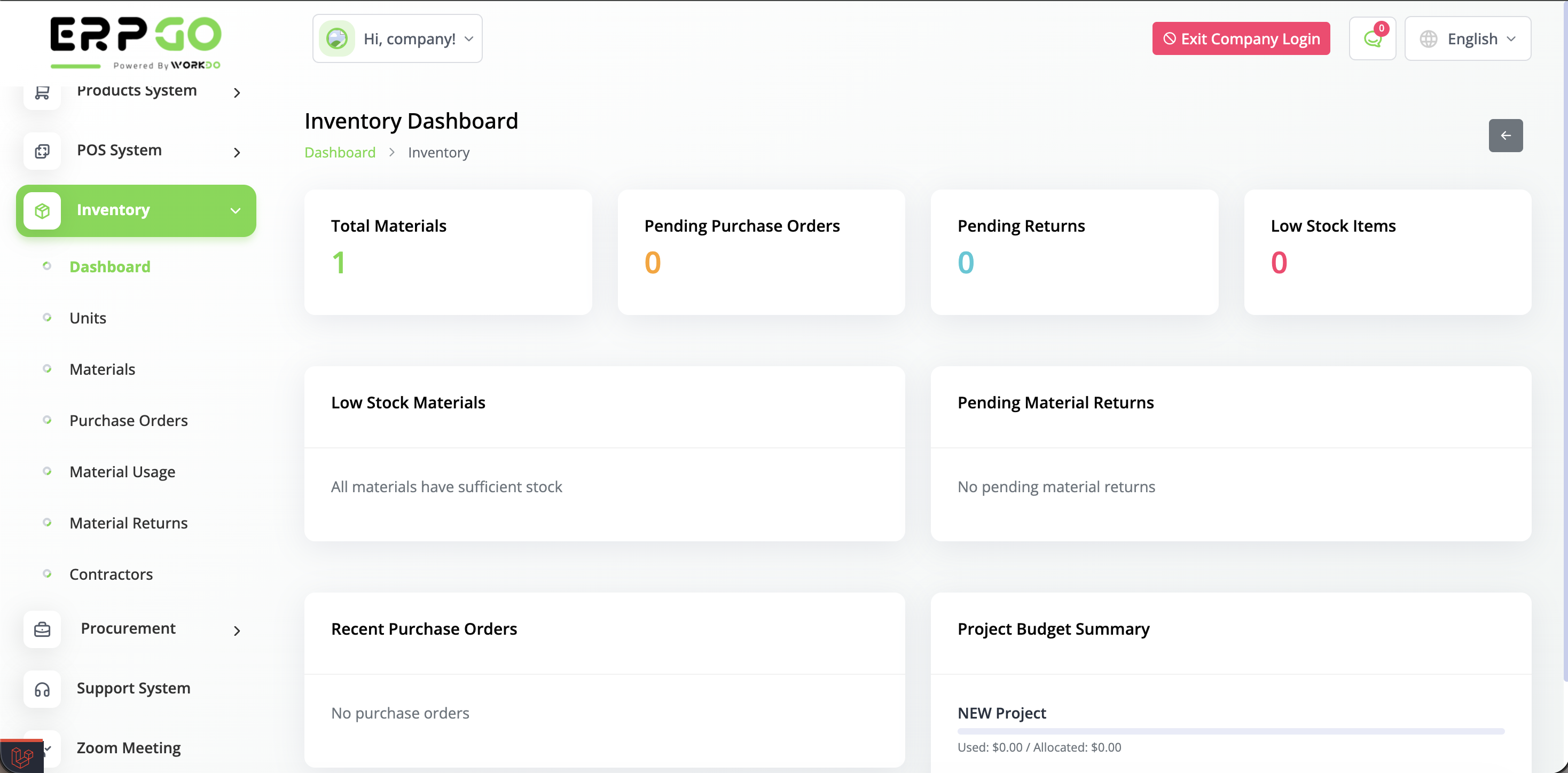 Inventory Module