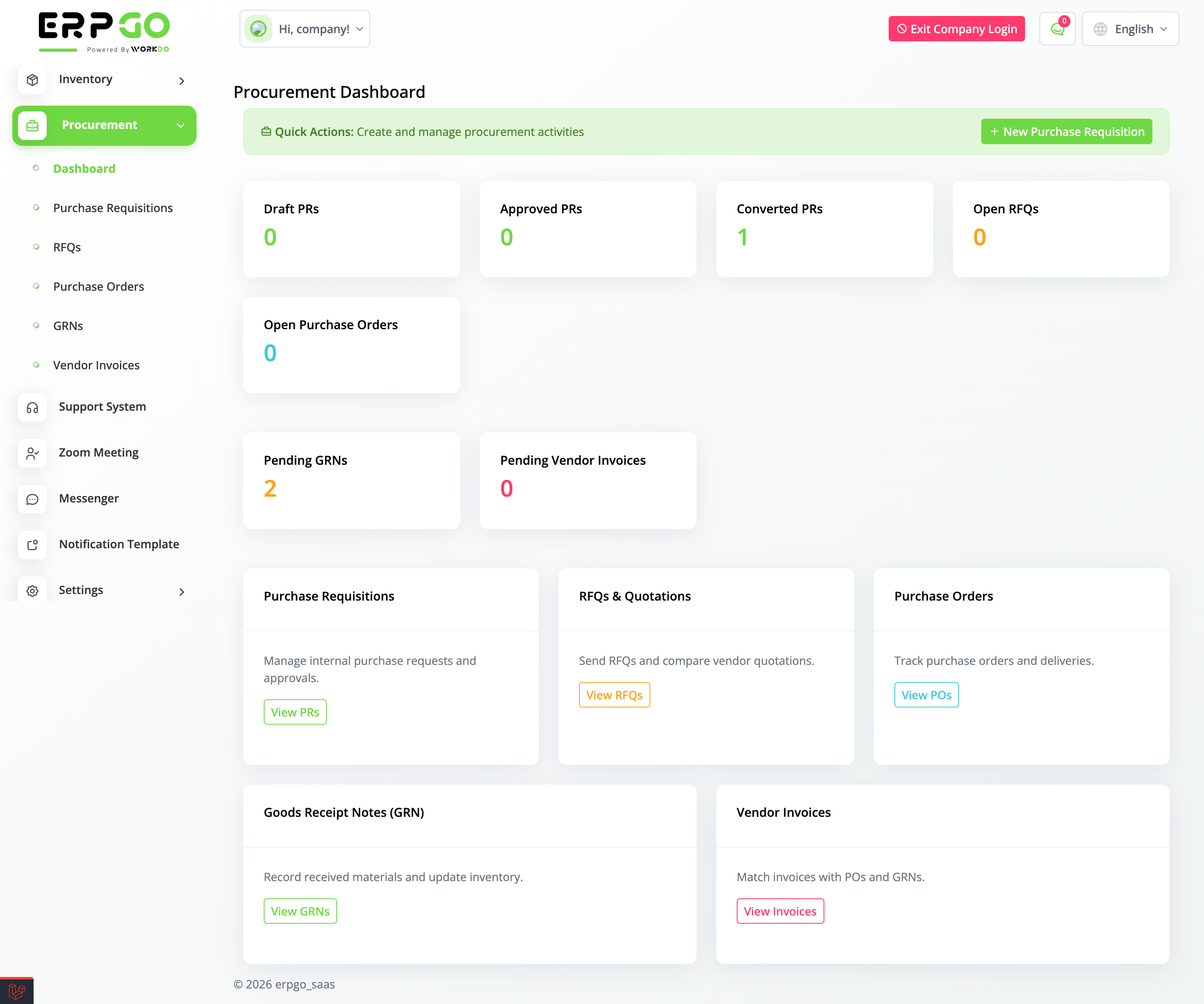 Procurement Module